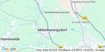 Karte Mittelherwigsdorf