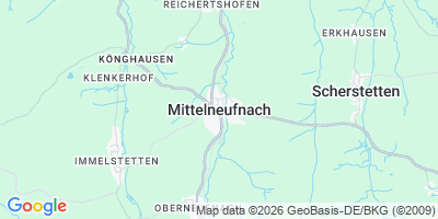 Karte Mittelneufnach