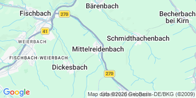 Karte Mittelreidenbach