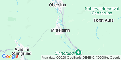 Karte Mittelsinn
