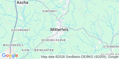 Karte Mitterfels
