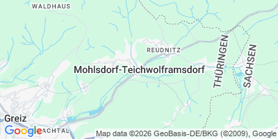 Karte Mohlsdorf-Teichwolframsdorf
