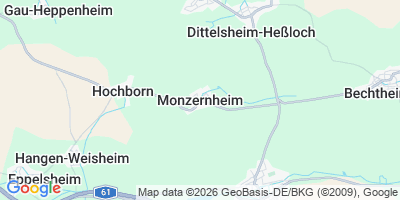 Karte Monzernheim