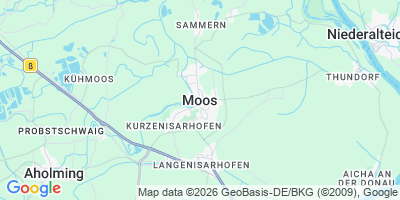 Karte Moos
