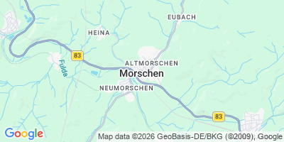 Karte Morschen