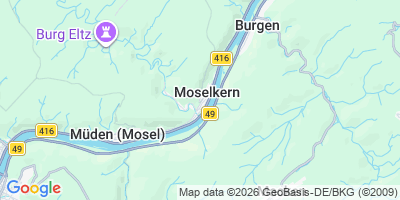 Karte Moselkern