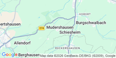 Karte Mudershausen