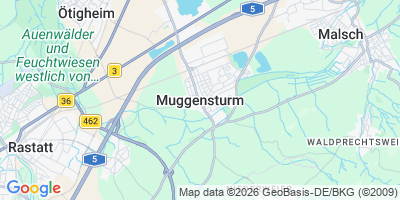 Karte Muggensturm