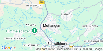 Karte Mutlangen