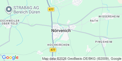 Karte Nörvenich