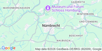 Karte Nümbrecht
