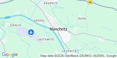 Karte Nünchritz