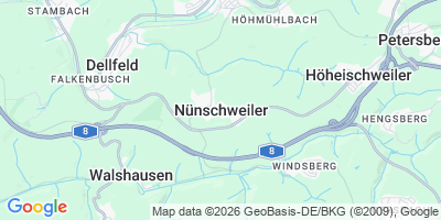 Karte Nünschweiler