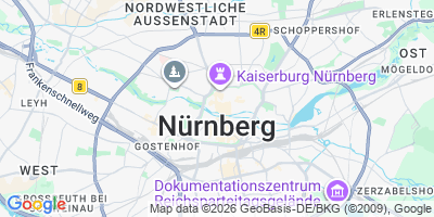 Karte Nürnberg