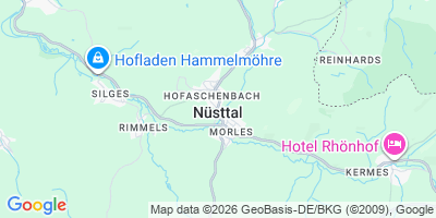 Karte Nüsttal