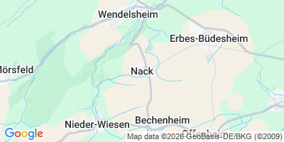 Karte Nack