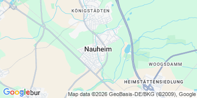 Karte Nauheim