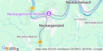 Karte Neckargemünd