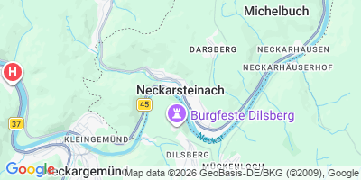 Karte Neckarsteinach
