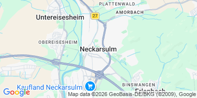 Karte Neckarsulm