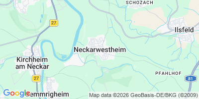Karte Neckarwestheim
