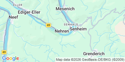 Karte Nehren