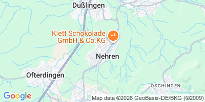 Karte Nehren