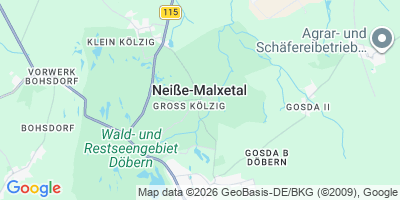 Karte Neiße-Malxetal/Dolina Nysa-Małksa