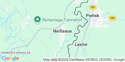 Karte Neißeaue