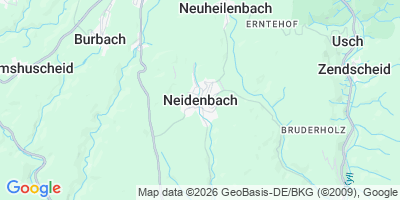 Karte Neidenbach