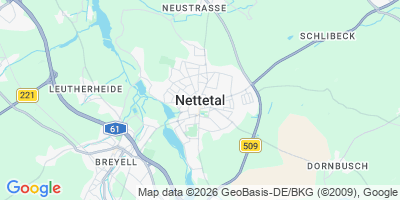 Karte Nettetal