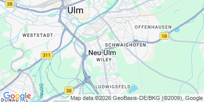 Karte Neu-Ulm