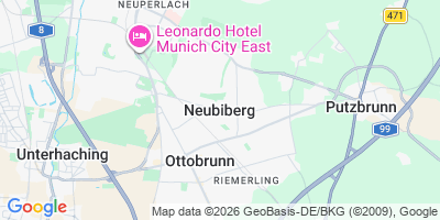 Karte Neubiberg