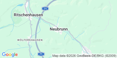 Karte Neubrunn