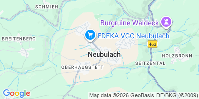 Karte Neubulach