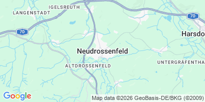 Karte Neudrossenfeld