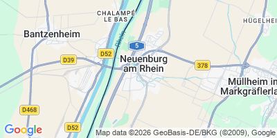 Karte Neuenburg am Rhein