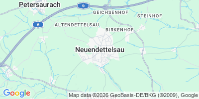 Karte Neuendettelsau
