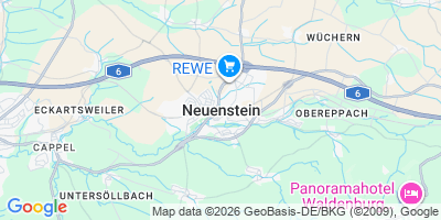 Karte Neuenstein