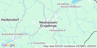 Karte Neuhausen/Erzgeb.