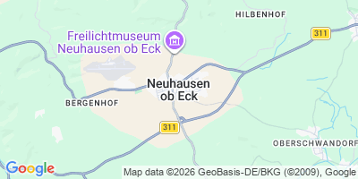Karte Neuhausen ob Eck