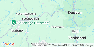 Karte Neuheilenbach