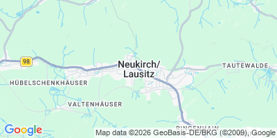 Karte Neukirch/Lausitz