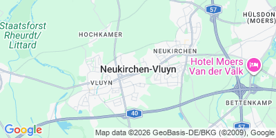 Karte Neukirchen-Vluyn