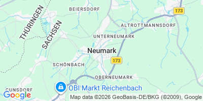 Karte Neumark