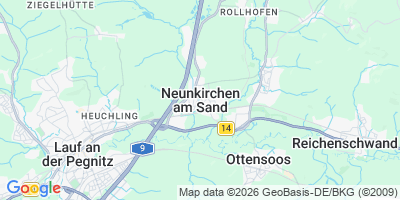 Karte Neunkirchen a.Sand