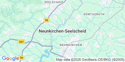 Karte Neunkirchen-Seelscheid