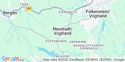 Karte Neustadt/Vogtl.