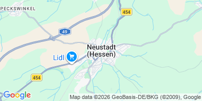 Karte Neustadt (Hessen)