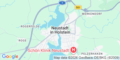 Karte Neustadt in Holstein